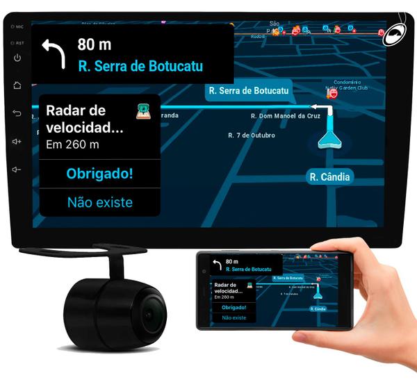 Imagem de Multimídia MP5 2 Din 9" H-Tech HT-9125CA Android Auto CarPlay Sem Fio + Câmera de Ré