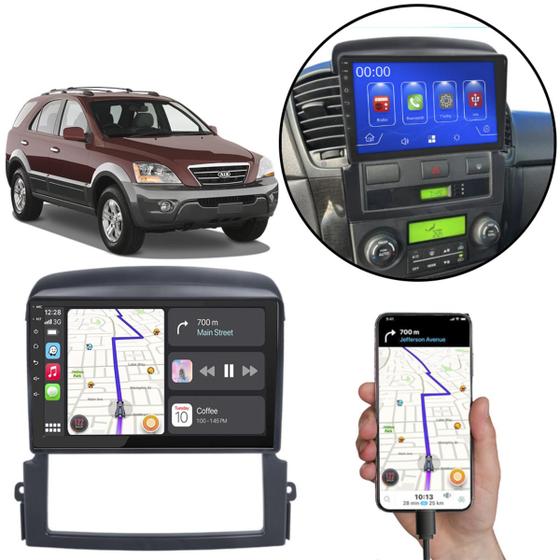 Imagem de Multimidia MP5 9" Sortento 2007 2008 2009 CarPlay/Android-Auto + Câmera de Ré e Moldura Painel