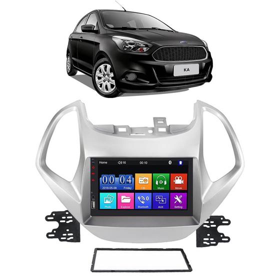 Imagem de Multimídia Mp5 Ford Ka 2015 2016 2017 7 Polegadas Com Sync Espelhamento Android e IOS
