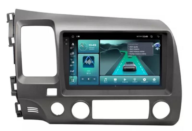 Imagem de Multimídia New Civic G8 Android Carplay 9" Top De Linha