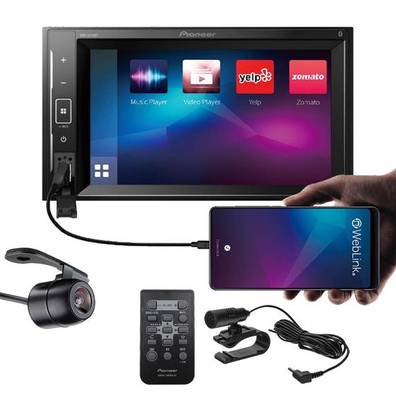 Imagem de Multimídia Pioneer DMH-A248BT Bluetooth Espelhamento Android IOS + Câmera Ré