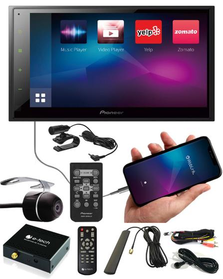 Imagem de Multimídia Pioneer DMH-A348BT Bluetooth Espelhamento Android IOS + TV Digital + Câmera de Ré