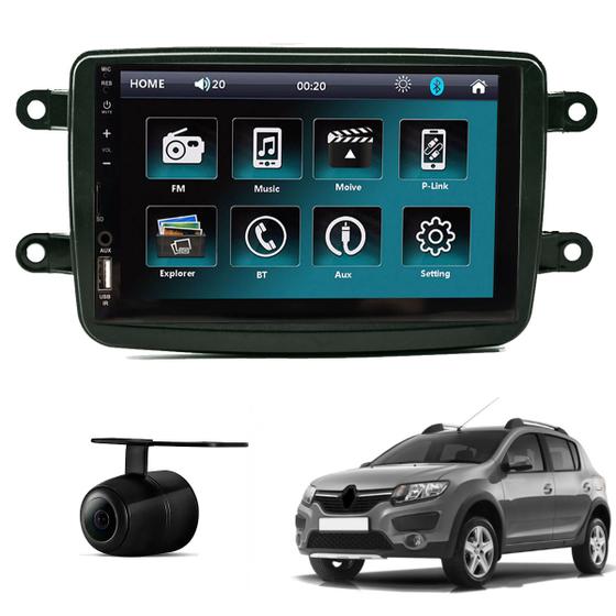 Multimídia Renault Sandero Stepway 11/14 Comando de Volante Twincan