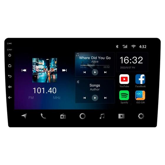 Multimidia universal aikon atom core 9p android auto carplay Menor preço em Multimidia universal aikon atom core 9p android auto carplay