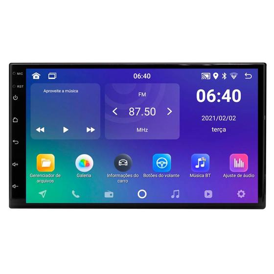 Multimídia universal Tela 7" Quad Core 1GB Android GPS Sem TV Menor preço em Multimídia universal Tela 7" Quad Core 1GB Android GPS Sem TV