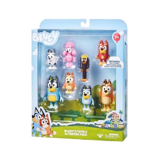 Imagem de Multipack Bluey Familia E Amigos Com 8 Figuras Candide 7913