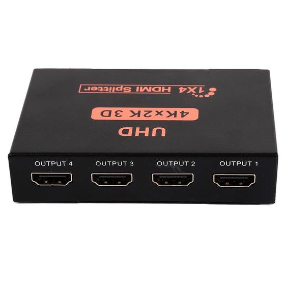 Imagem de Multiplicador HDMI 1 Entrada e 4 Saídas 4K FULL HD Splitter F3 JC-SPHMI