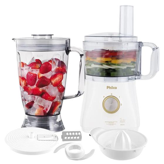 Multiprocessador Alimentos com Liquidificador Philco All In One Citrus ...