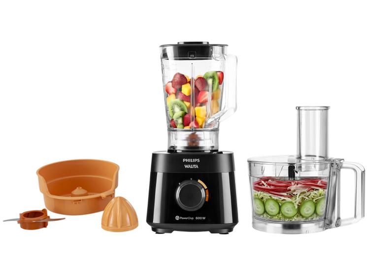 Multiprocessador de Alimentos Philips Walita 600W Menor preço em Multiprocessador de Alimentos Philips Walita 600W