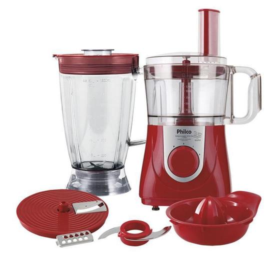 Imagem de Multiprocessador Philco All In One Citrus, 800 Watts, Vermelho