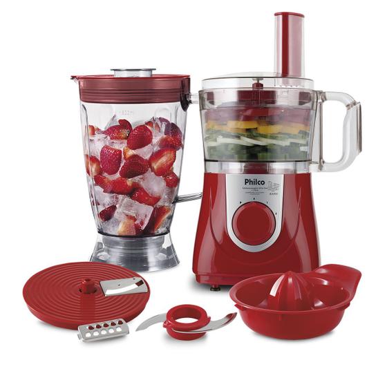 Imagem de Multiprocessador Philco All In One + Citrus Vermelho 800W