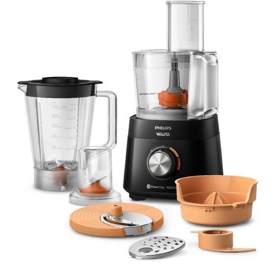 Multiprocessador Philips Walita Power Chop 1000w Preto 127V HR7304/91 Menor preço em Multiprocessador Philips Walita Power Chop 1000w Preto 127V HR7304/91