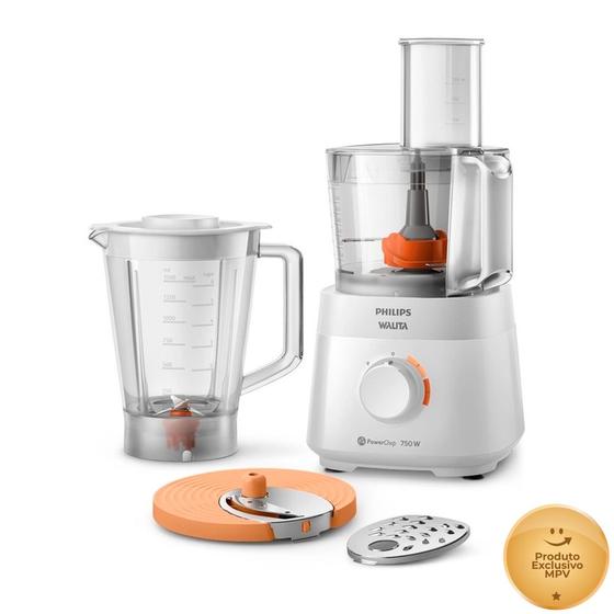 Multiprocessador Philips Walita PowerChop RI7301/00 750W - Branco Menor preço em Multiprocessador Philips Walita PowerChop RI7301/00 750W - Branco
