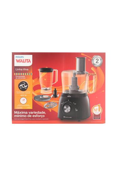 Multiprocessador Philips Walita Viva Collection Preto 600W - 220V ...