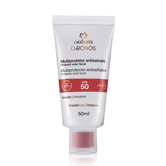 Imagem de Multiprotetor Antissinais FPS 50 Chronos 50 ml - Natura