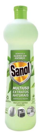 Imagem de Multiuso Extratos Naturais 500Ml Sanol  Capim Limão