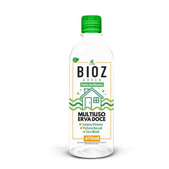 Imagem de Multiuso Limpeza Biodegradável Erva Doce Bioz Green 470Ml