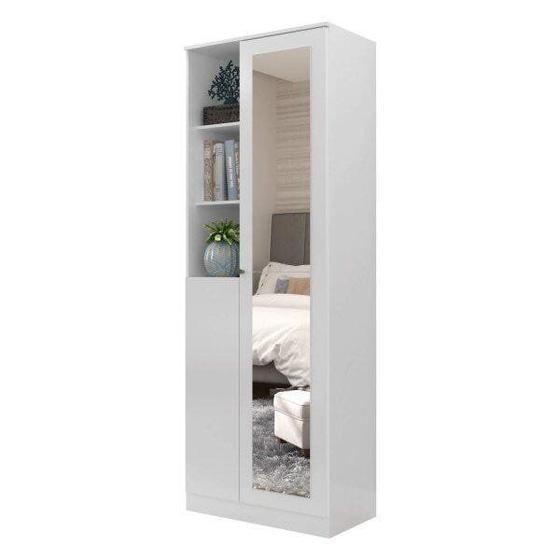 Imagem de Multiuso Organizador 2 Portas Lince com Espelho Espresso Móveis
