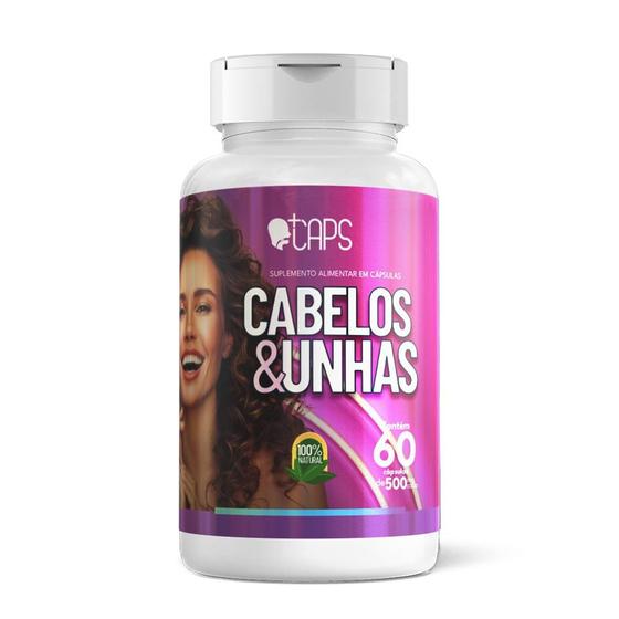 Imagem de MULTIVITAMÍNICO CABELOS E UNHAS - 500mg (60 Cápsulas) +CAPS