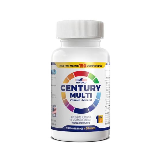 Imagem de Multivitamínico Century Multi Vitgold 130 + 20 comprimidos