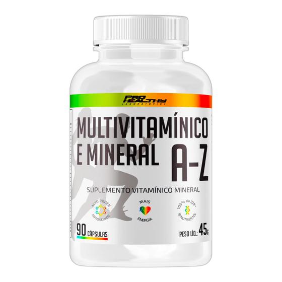 Imagem de Multivitamínico E Mineral A-z - Pote 90 Capsulas - Pro Healthy