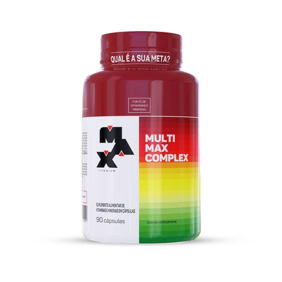 Imagem de Multivitamínico Max Titanium 90 Cápsulas com 23 Nutrientes