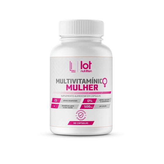 Imagem de Multivitaminico Mulher 60 cápsulas Lot Nutrition