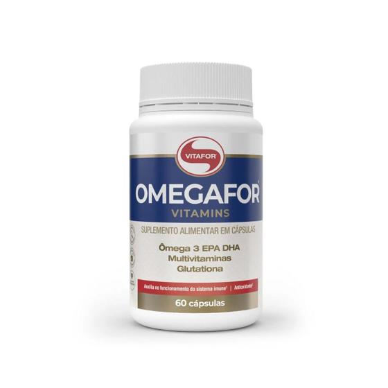 Imagem de Multivitamínico Ômega 3 Omegafor Vitamins 60 Cápsulas Vitafor