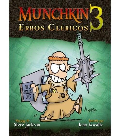 Imagem de Munchkin 3 Erros Cléricos Galápagos Expansão MUN103