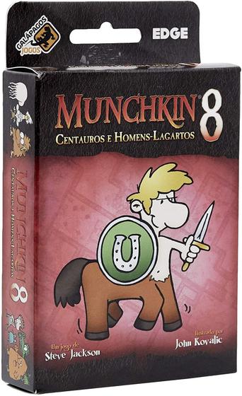 Imagem de Munchkin 8 - Centauros e Homens  - jogo de cartas Galápagos