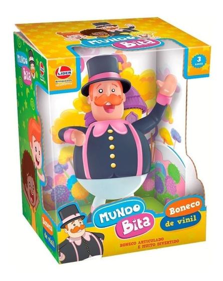 Imagem de Mundo Bita Boneco Bita De Vinil Articulado Líder Brinquedos