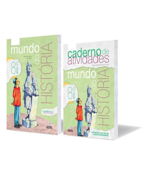 Mundo da historia 8 ano livro + caderno de atividades ef ii Menor preço em Mundo da historia 8 ano livro + caderno de atividades ef ii