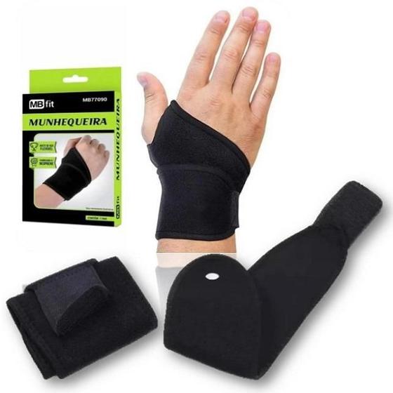Imagem de Munhequeira Ajustável Compressão Com Revestimento Neoprene