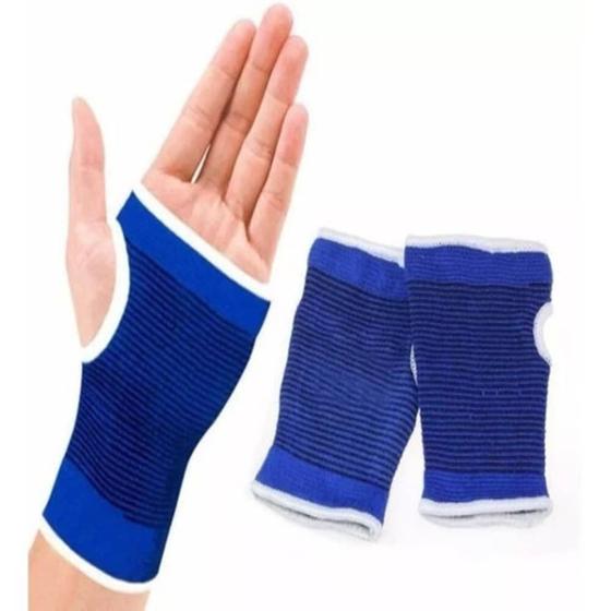 Imagem de Munhequeira elástica ortopédica para lesões e prevenções ideal para academia futebol treinos