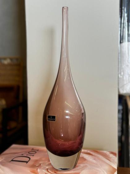 Imagem de Murano gota em vidro L10xP10xA41cm cor rose