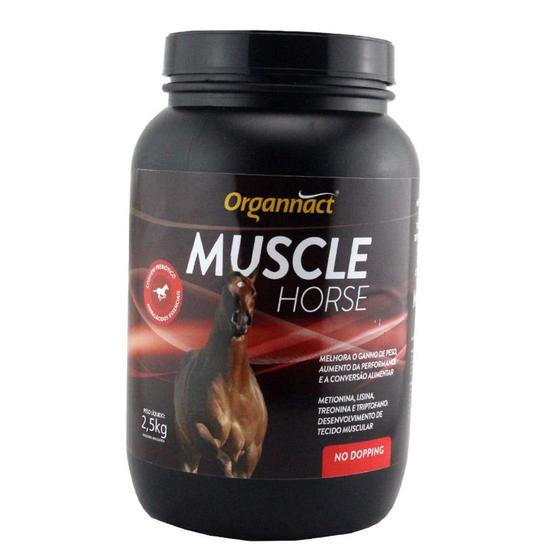 Imagem de Muscle Horse 2,5kg Organnact Suplemento Equinos