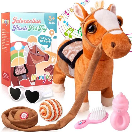 Imagem de Musical de brinquedo Walking Pony cantando Dancing Plush Pony