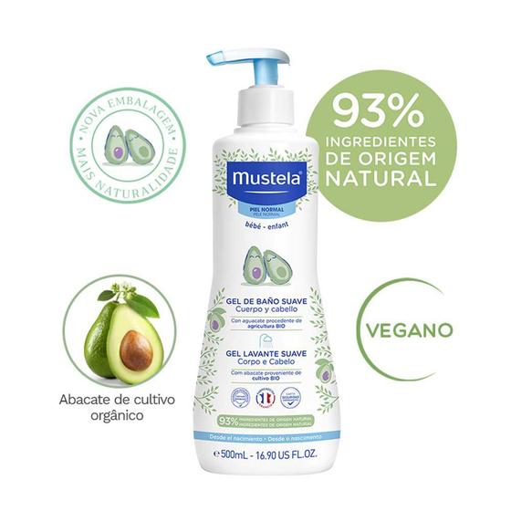 Imagem de Mustela Bebê Gel de Banho com Abacate Orgânico - 500ml