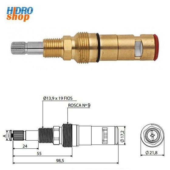 Imagem de Mvc para Registro Pressão Rio de 1/2" e 3/4" - 352601