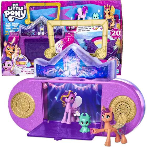 Imagem de My Little Pony Playset Melodia Musical + 3 Mini Bonecos + Acessórios - Hasbro