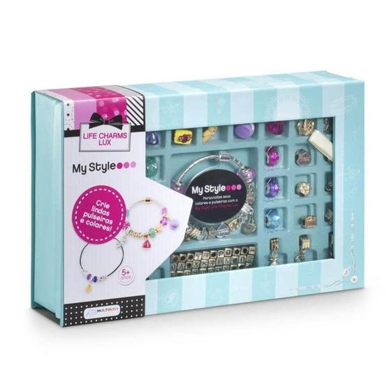 Imagem de My style life charms lux com 70 berloques multilaser