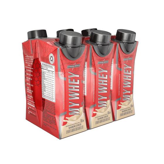 My Whey High Protein Shake 250ml F/6 Unidades Integralmedica Massa