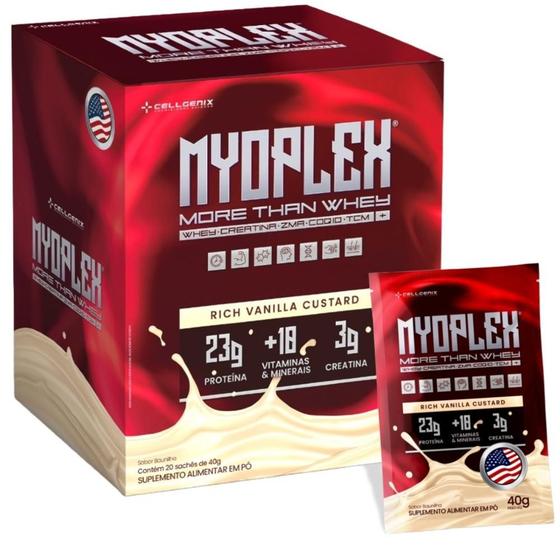 Imagem de Myoplex Protein 20 sachês de 40g (800g) Myoplex