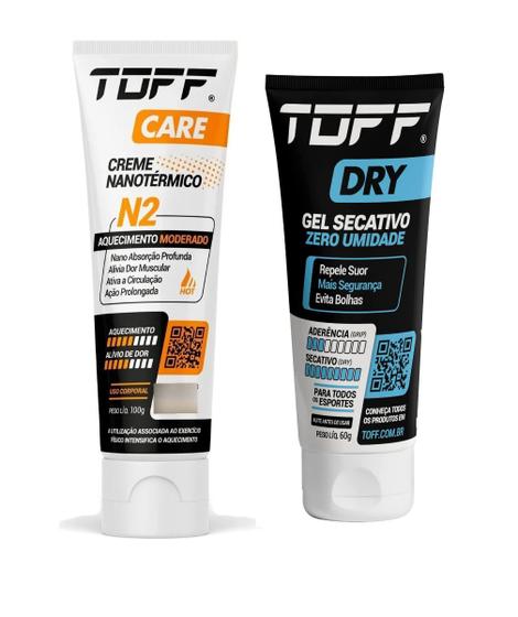 Imagem de N2 Aquecimento Alívio Dor + Toff Dry Gel Secativo P/ Mãos  