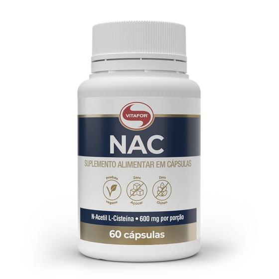 Imagem de NAC L-Cysteine 750mg (60 Caps) Vitafor