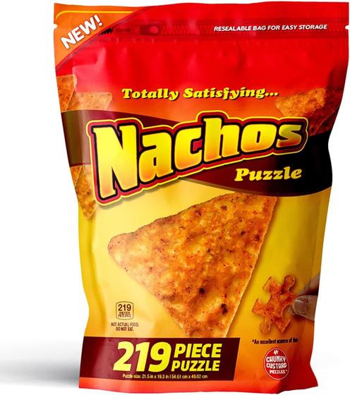 Imagem de Nacho Chip 219pcs Jigsaw Puzzle 20 "x21" Snack Series Alimentos