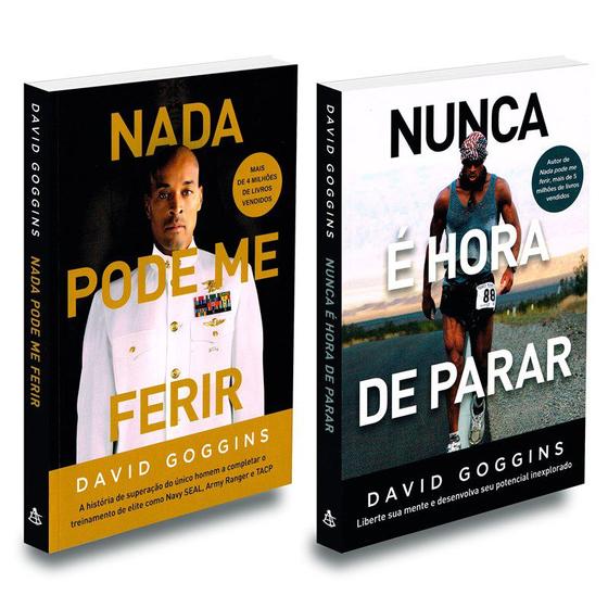 Imagem de Nada Pode Me Ferir + Nunca É Hora De Parar - David Goggins - 2 Livros Físicos