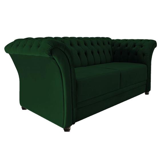 Imagem de Namoradeira Chesterfield Sofia Suede Verde - Amarena Móveis