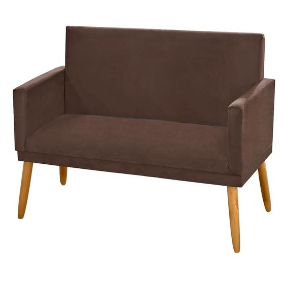 Imagem de Namoradeira Nina Decorativa 2 Lugares Suede