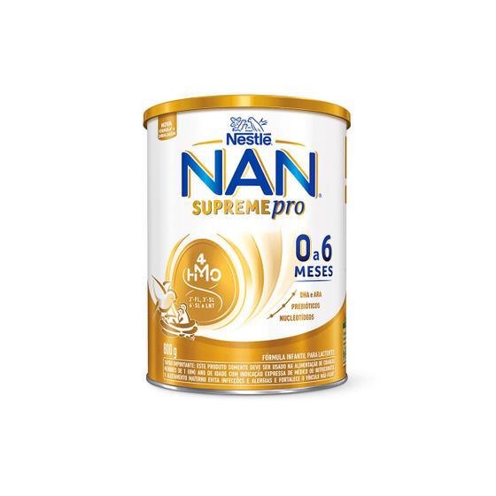 Imagem de Nan Supreme Pro 0 A 6 Meses Fórmula Infantil  800g Nestlé